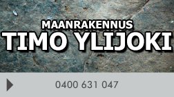 Maanrakennus Timo Ylijoki logo